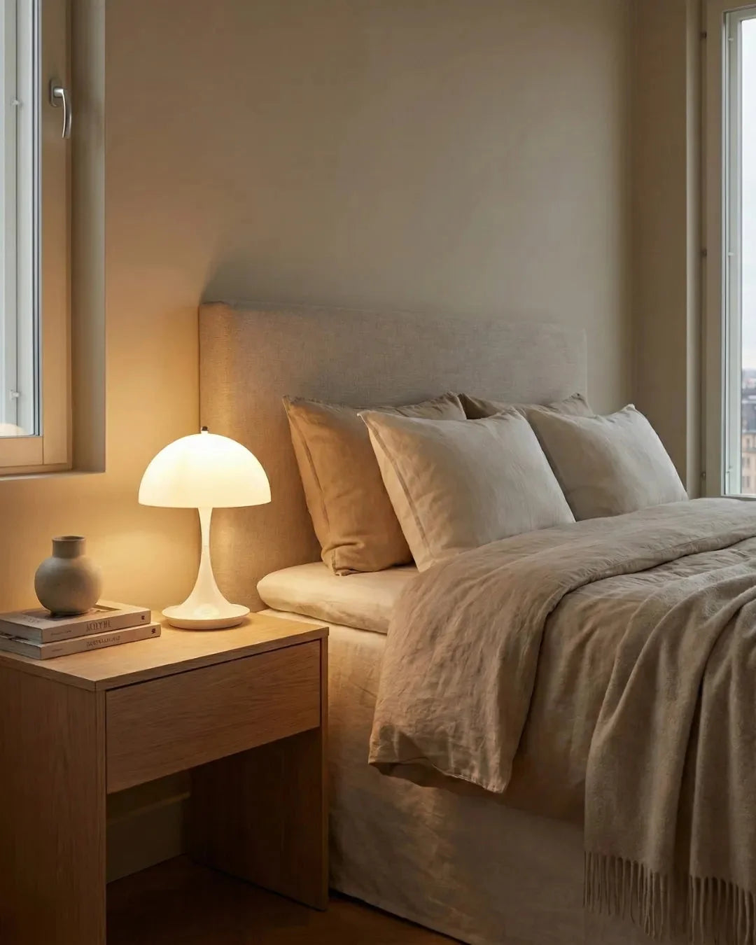 MIDO — Lampe de Chevet Tactile Sans Fil Rechargeable