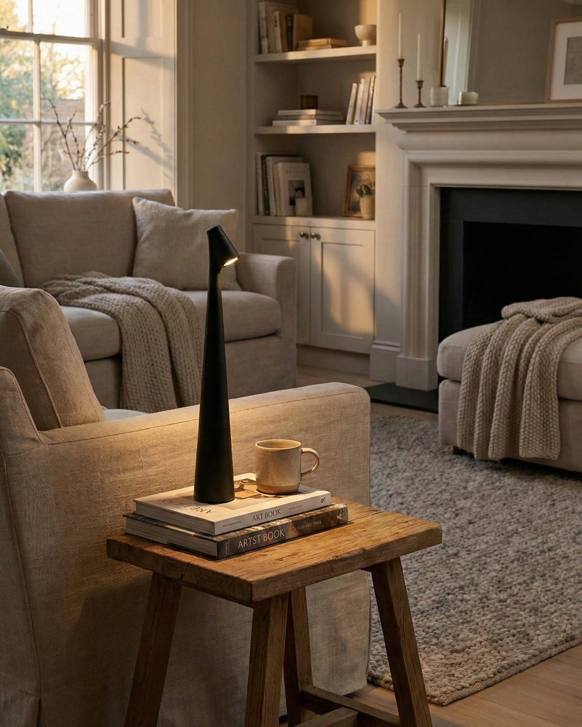 NORA — Lampe de Table Sans Fil Rechargeable pour Chambre et Chevet