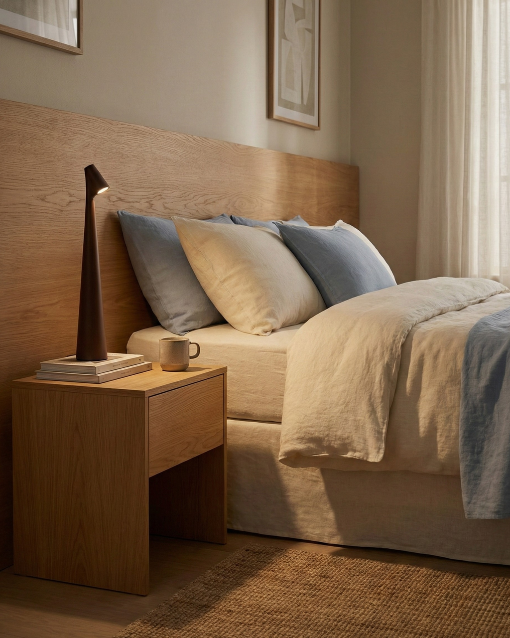 NORA — Lampe de Table Sans Fil Rechargeable pour Chambre et Chevet