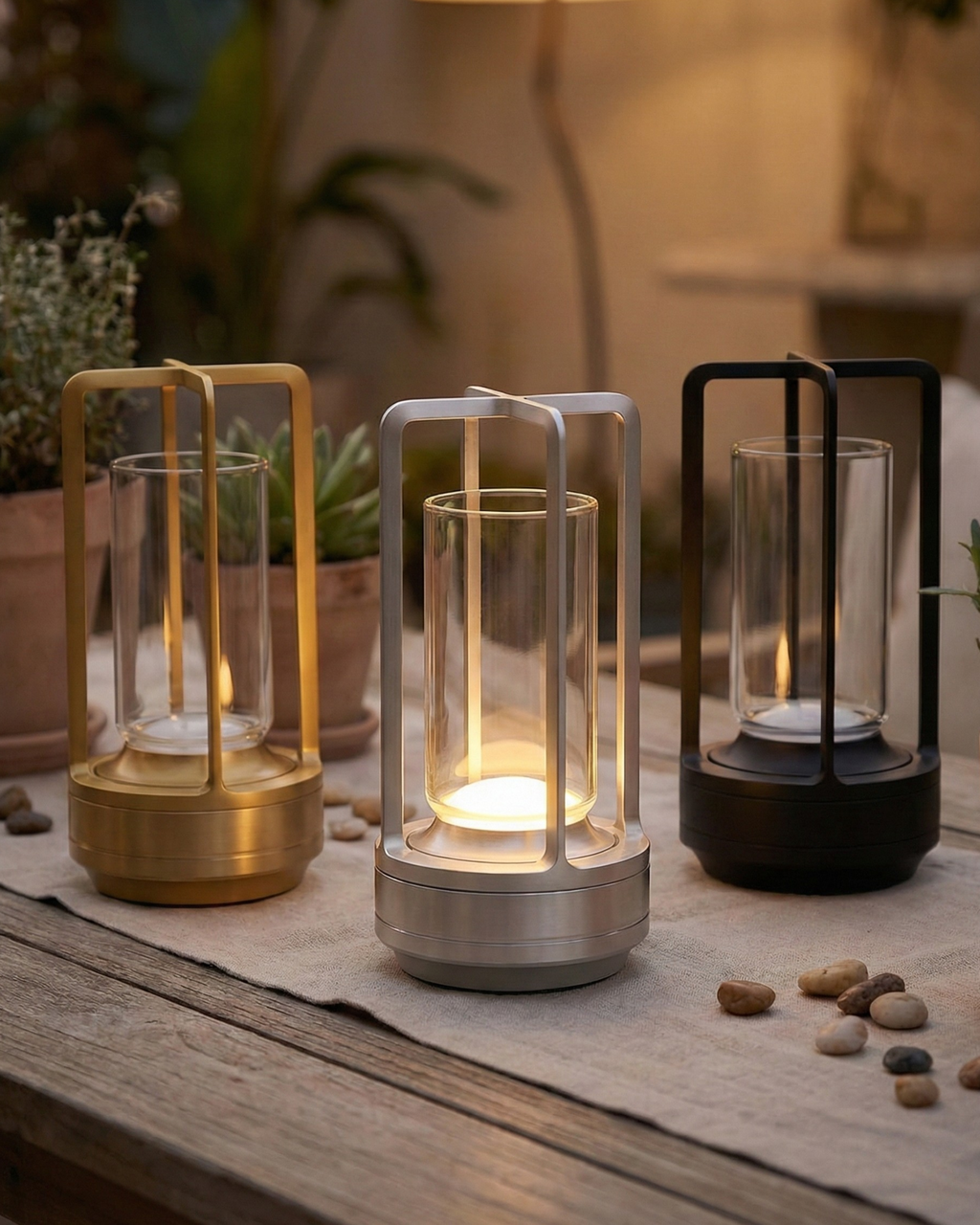 RUNA — Lampe de Table Sans Fil Rechargeable pour Chambre et Chevet