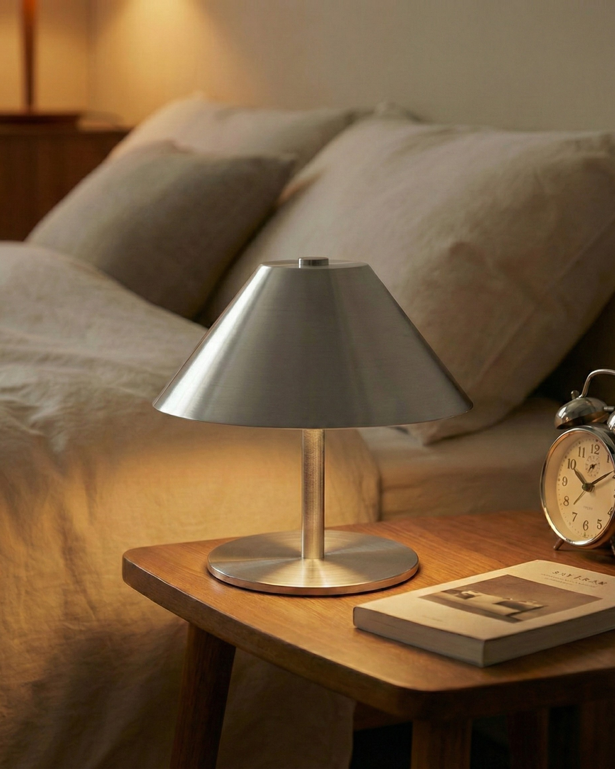 VARMA — Lampe de Table Sans Fil Rechargeable pour Chambre et Chevet