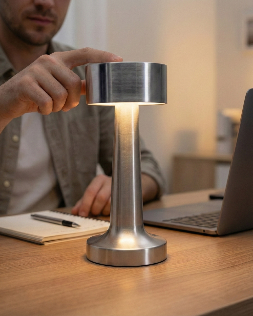 ELDA — Lampe de Table Sans Fil Rechargeable pour Chambre et Chevet