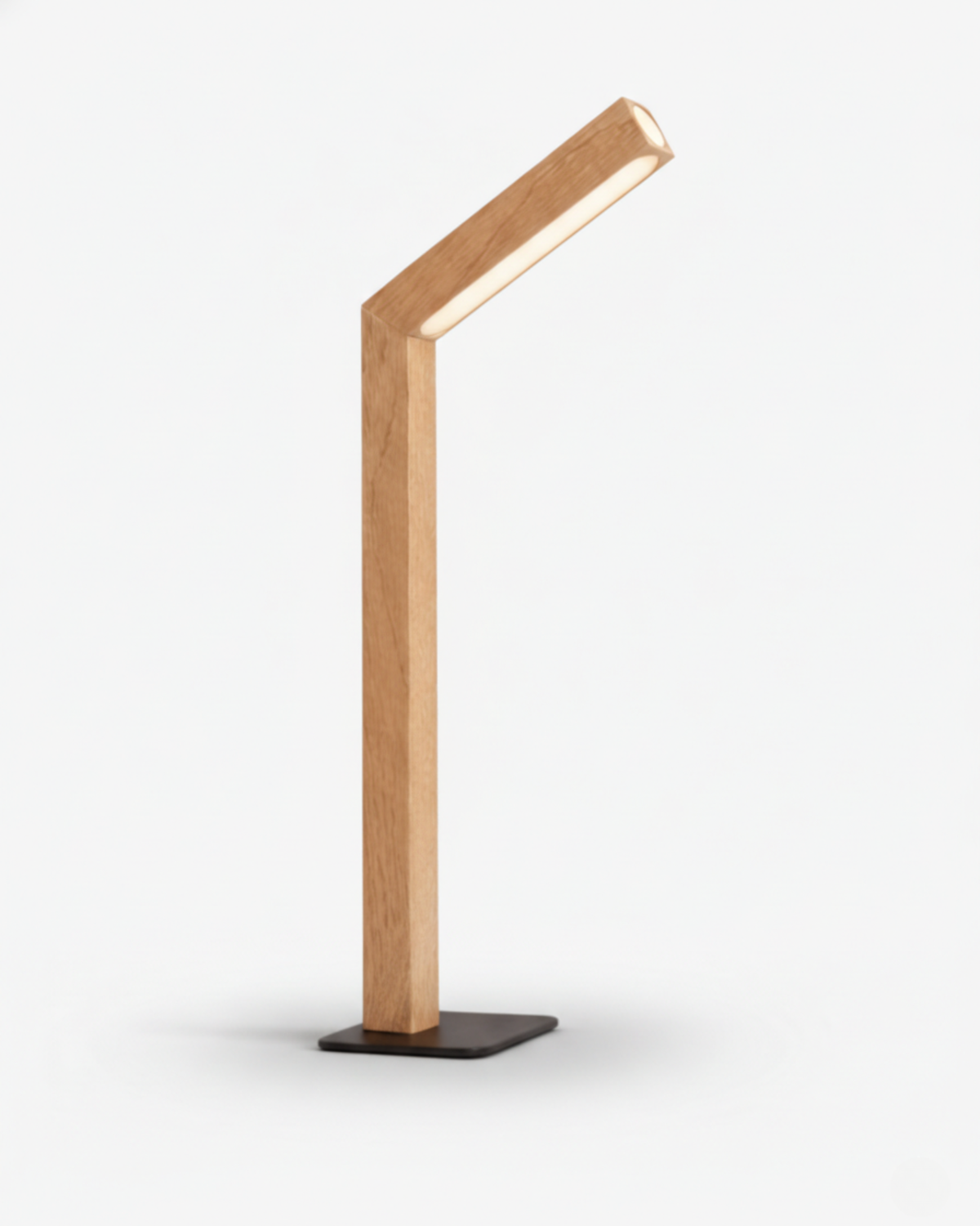 WOODI — Lampe de Chevet en Bois, Sans Fil Rechargeable