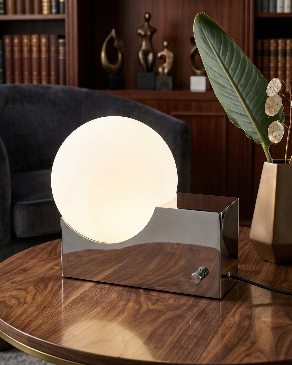 TERO — Lampe de Table en Verre, Dimmable pour Salon et Bureau