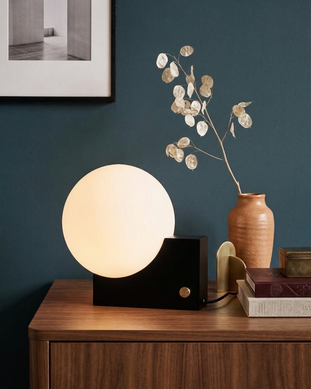 TERO — Lampe de Table en Verre, Dimmable pour Salon et Bureau