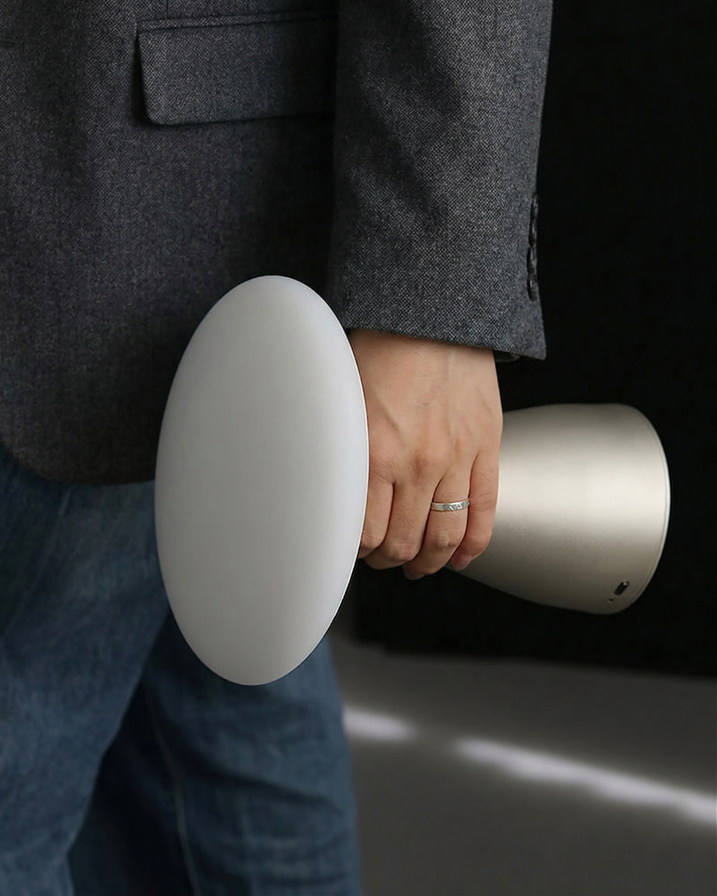 PRISM — Lampe de Table en Verre, Tactile pour Salon et Bureau