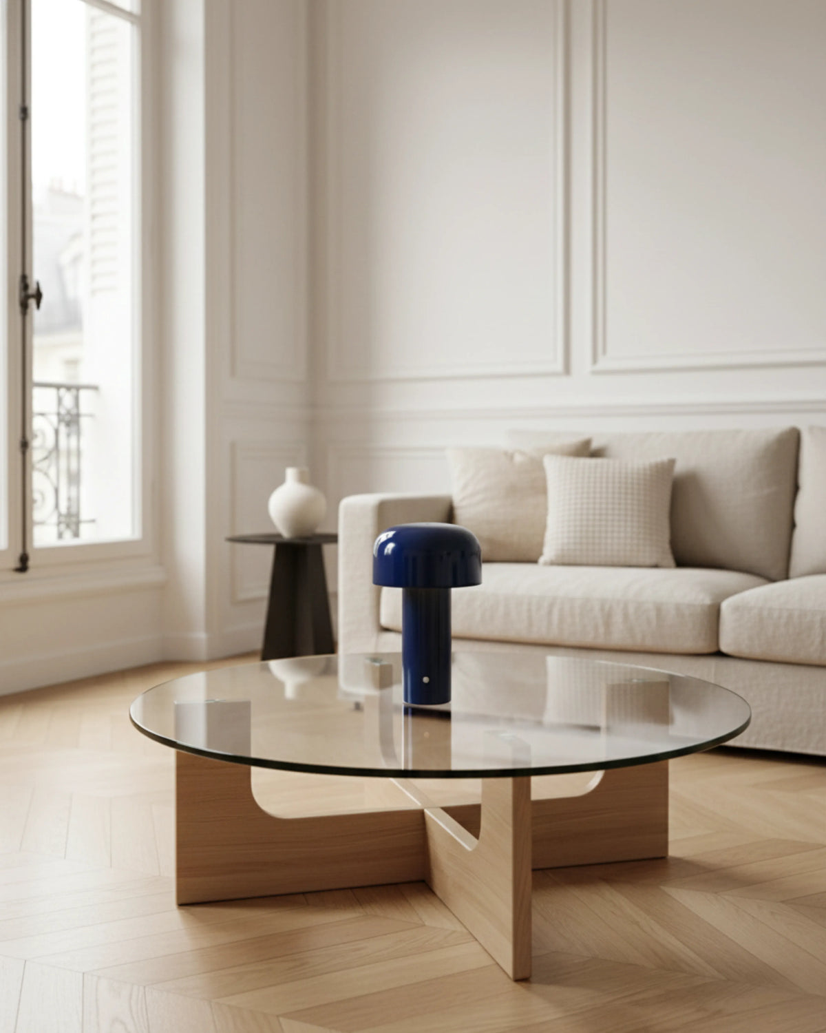 LAKO — Lampe de Chevet Sans Fil Rechargeable LED, Tactile et Dimmable
