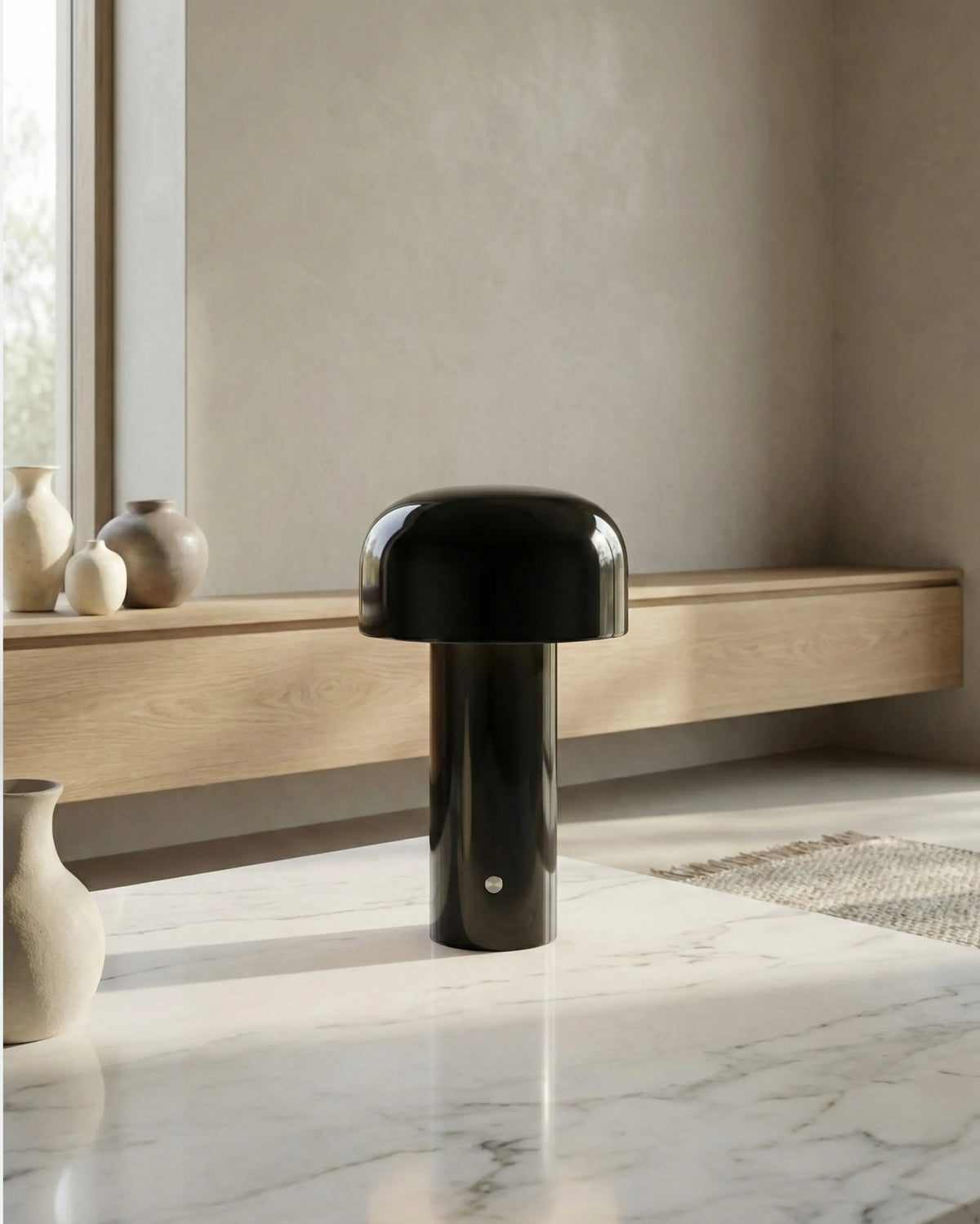 LAKO — Lampe de Chevet Sans Fil Rechargeable LED, Tactile et Dimmable