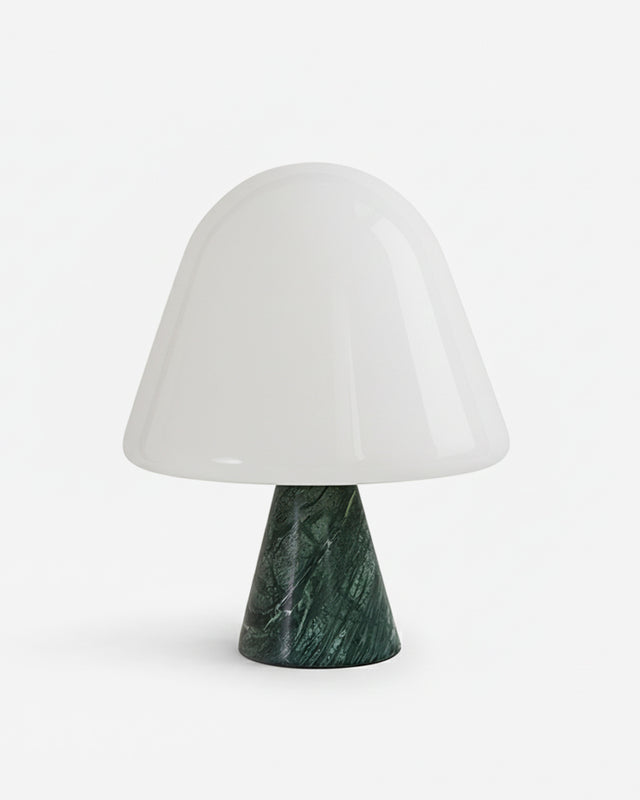 NOKA — Lampe de Table en Marbre et Verre, Dimmable pour Salon et Bureau