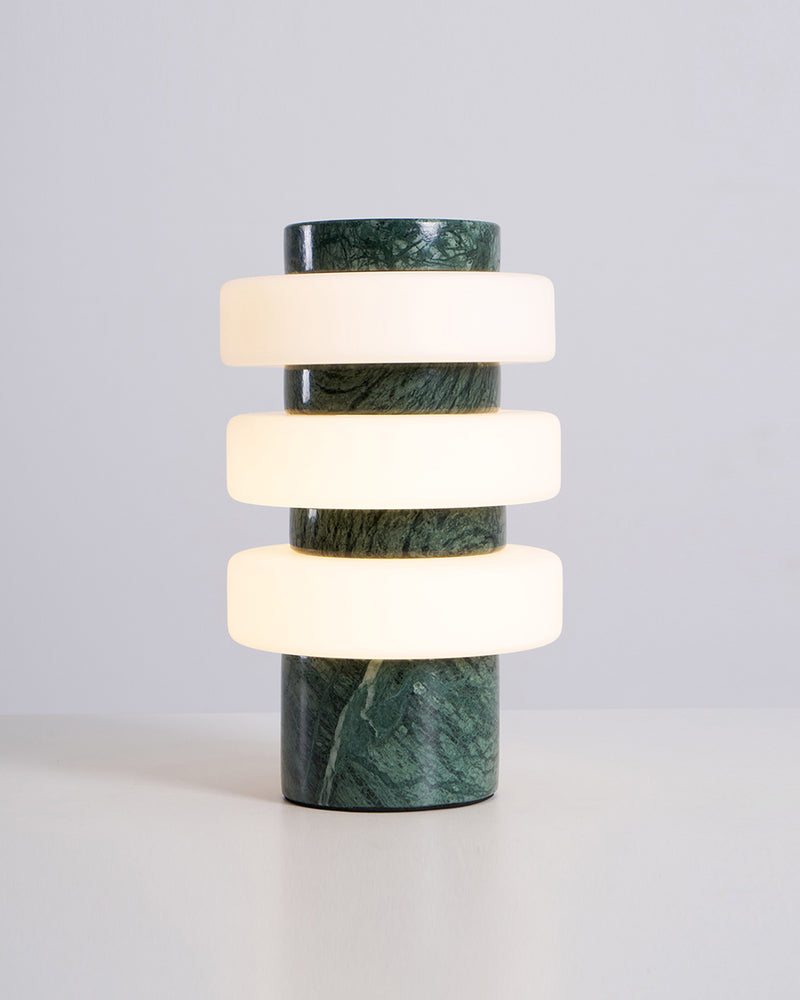 JALA — Lampe de Table en Marbre et Travertin pour Salon et Bureau