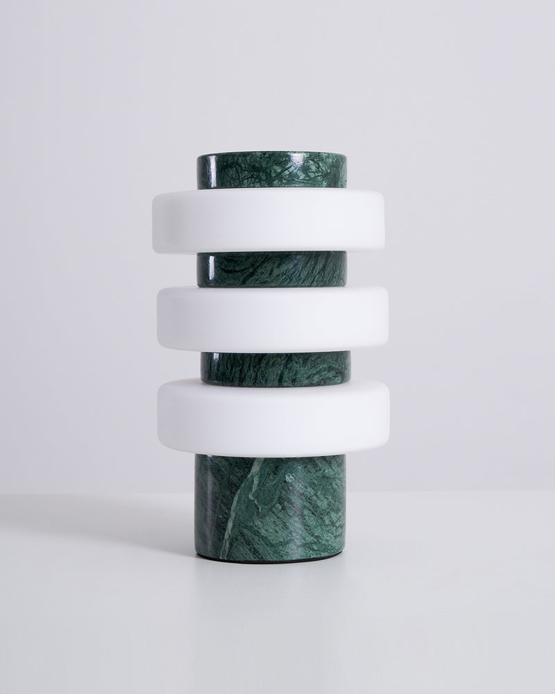 JALA — Lampe de Table en Marbre et Travertin pour Salon et Bureau