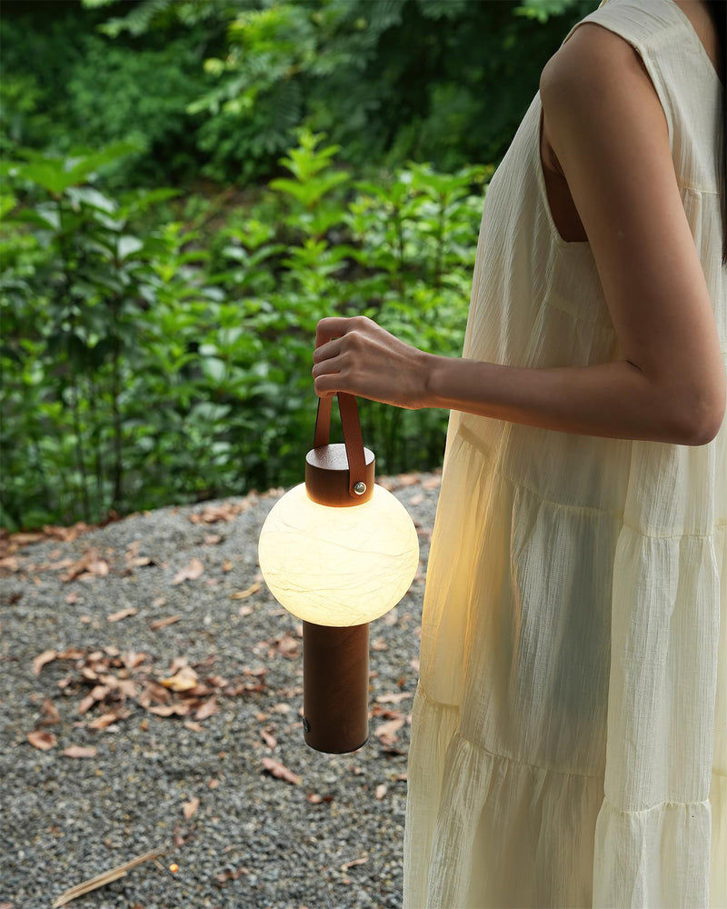 VENA — Lampe de Table en Bois pour Salon et Bureau