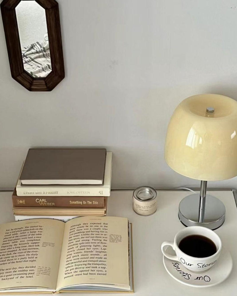 RANGU — Lampe de Table en Verre pour Salon et Bureau