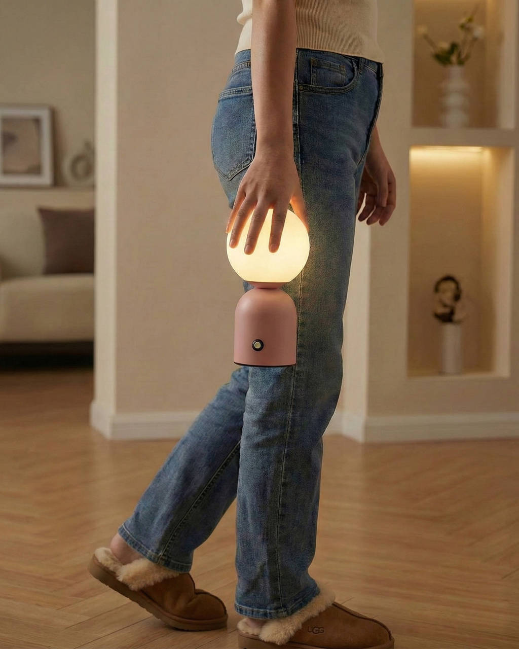 LUMI — Lampe de Table Sans Fil Rechargeable pour Chambre et Chevet