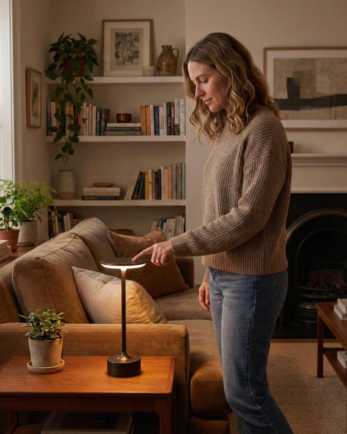 LORA — Lampe de Table Sans Fil Rechargeable pour Chambre et Chevet