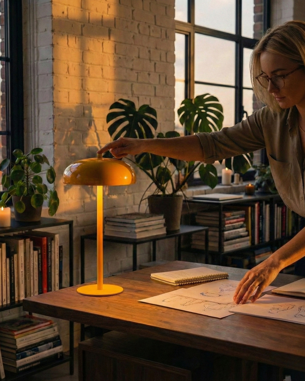 NARI — Lampe de Table Sans Fil Rechargeable pour Chambre et Chevet