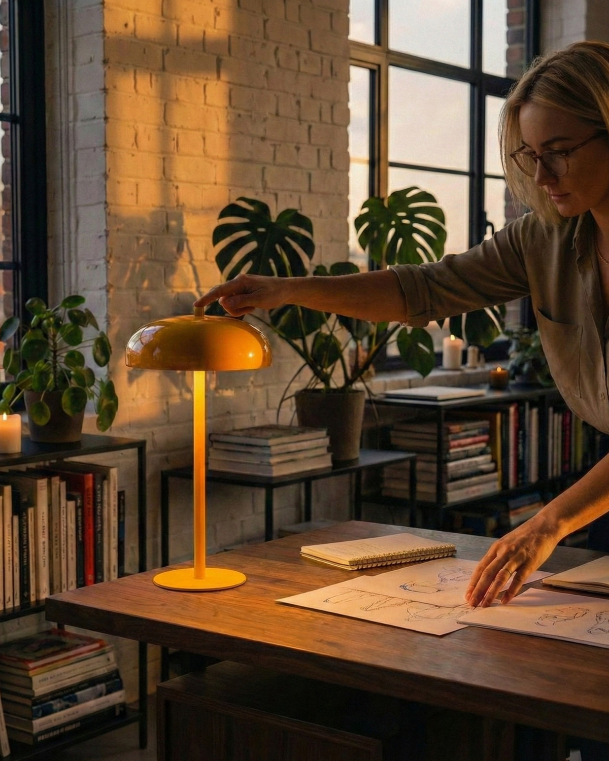 NARI — Lampe de Table Sans Fil Rechargeable pour Chambre et Chevet