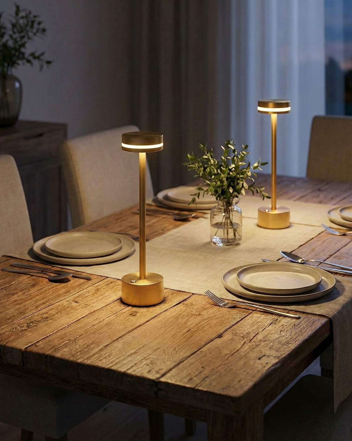 LYSA — Petite Lampe de Chevet Sans Fil Rechargeable LED