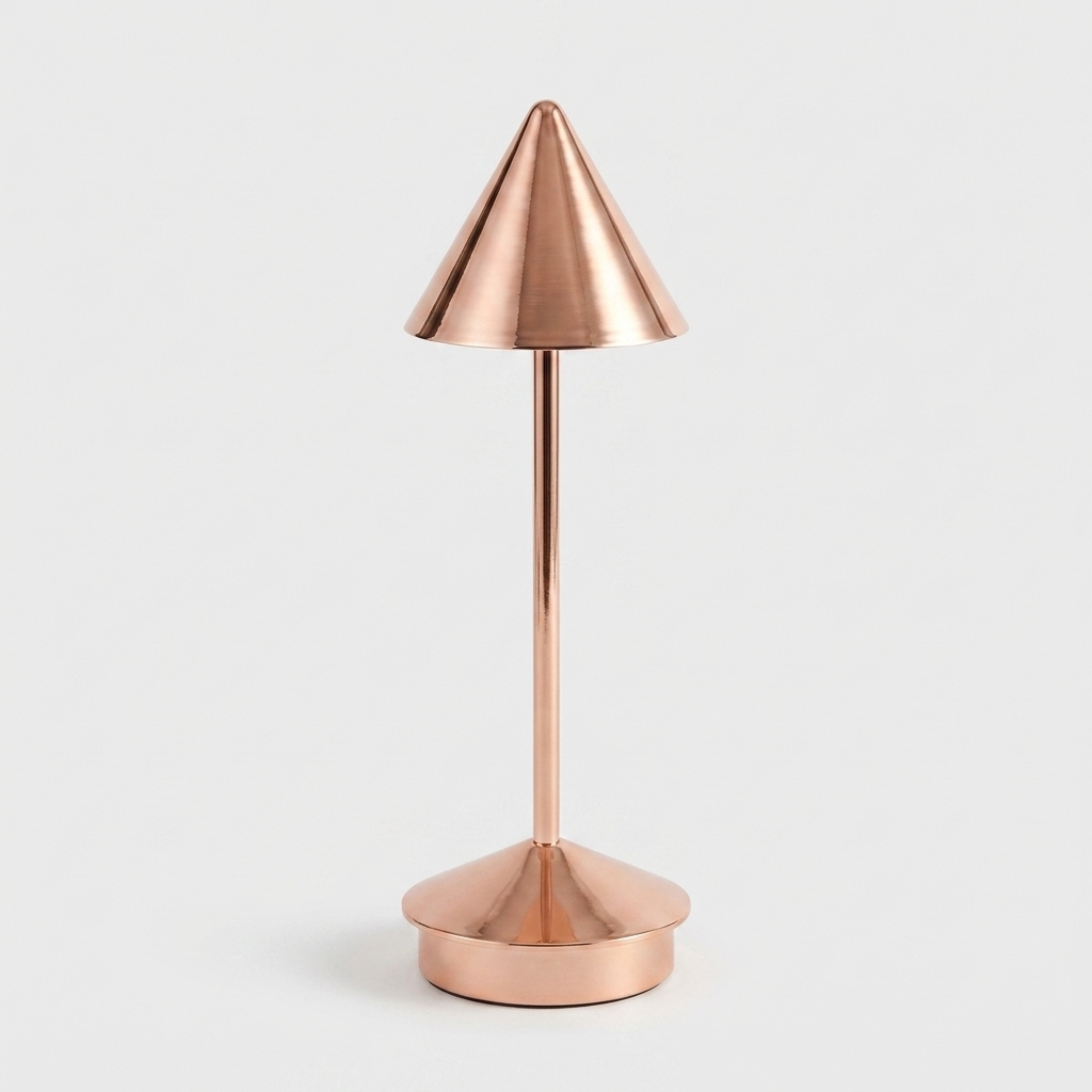 Lampe de chevet sans fil MIRO coloris or rosé