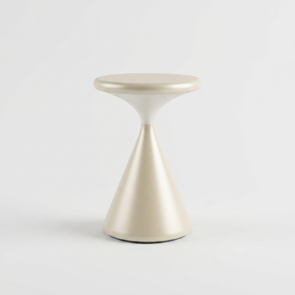 Lampe de table sans fil KONI coloris crème