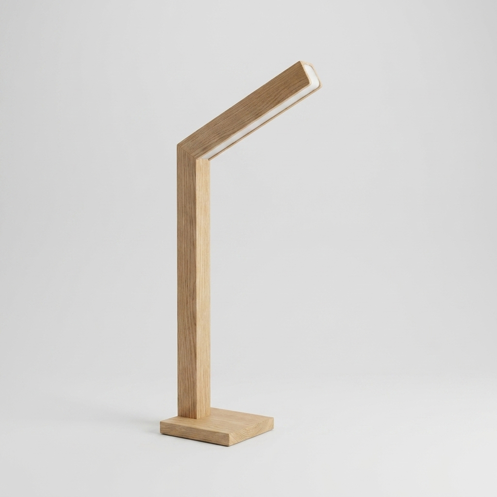 Lampe de chevet en bois WOODI bois clair