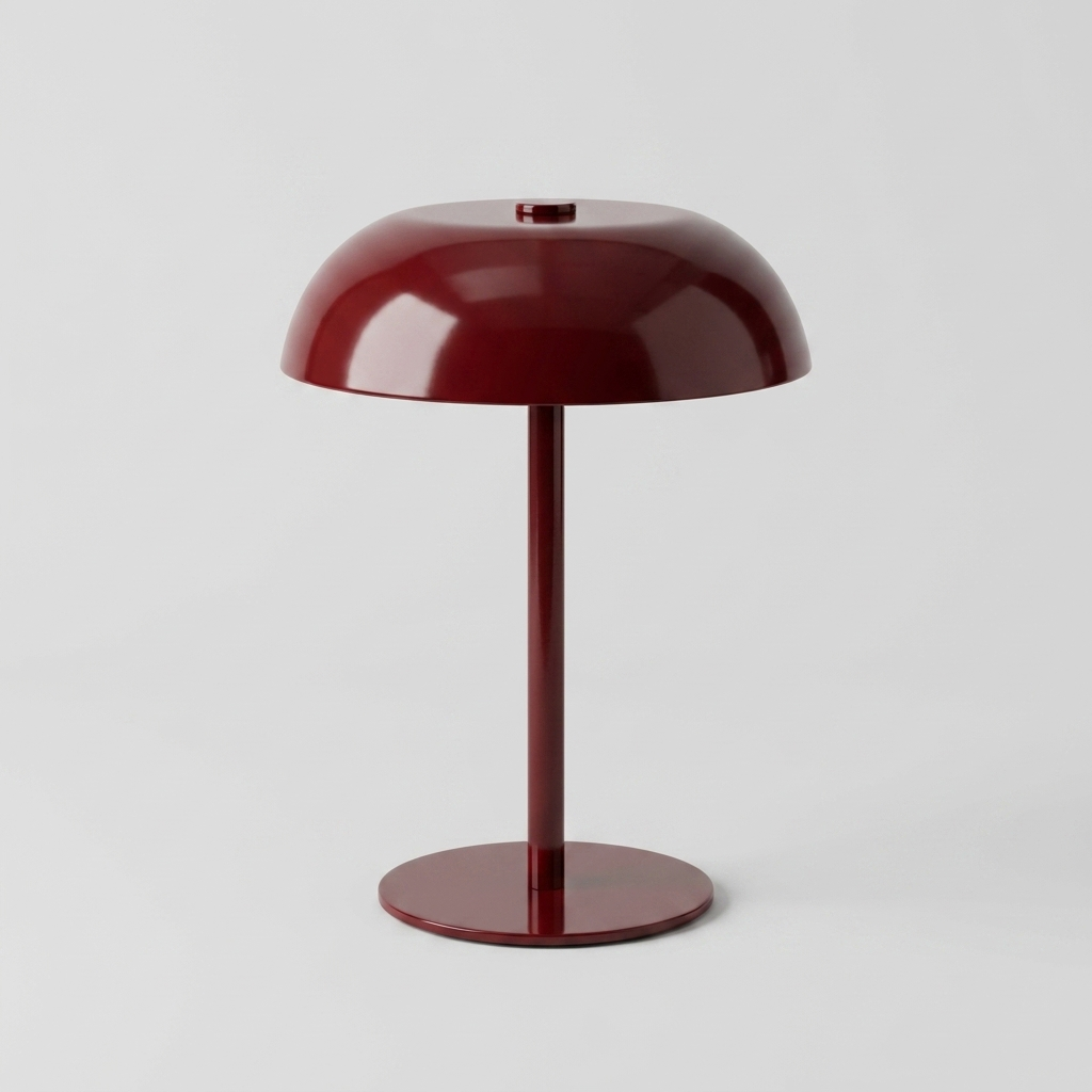 Lampe de chevet sans fil MALMO coloris rouge bordeaux