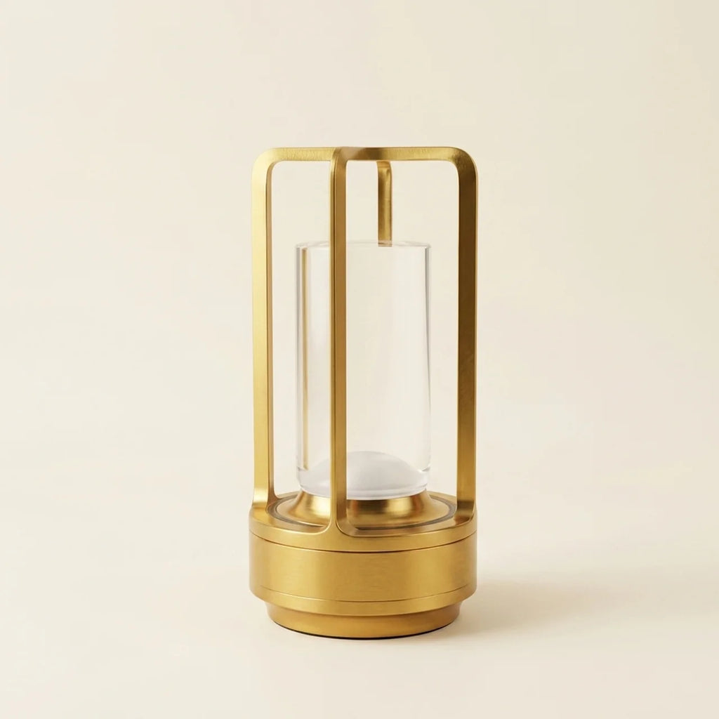 Lampe de table sans fil rechargeable filament Edison | Laiton doré