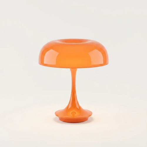 Lampe Champignon Rétro – Design Vintage & Couleur Statement | Orange