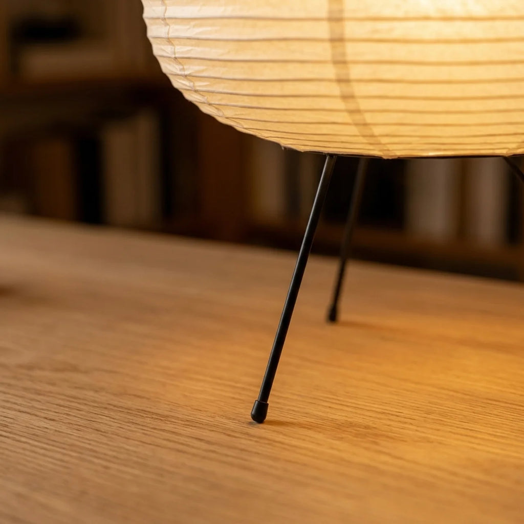 Lampe Japonaise en Papier de Riz – Lumière d'Ambiance Chaleureuse
