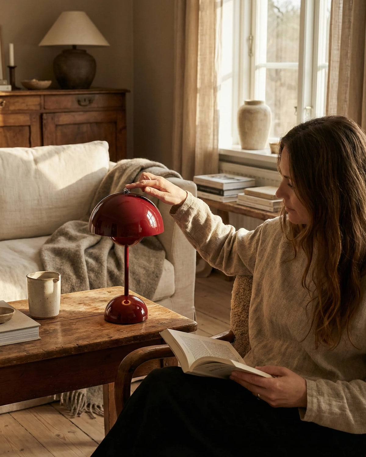 ODEN — Lampe de Table Sans Fil Rechargeable pour Chambre et Chevet