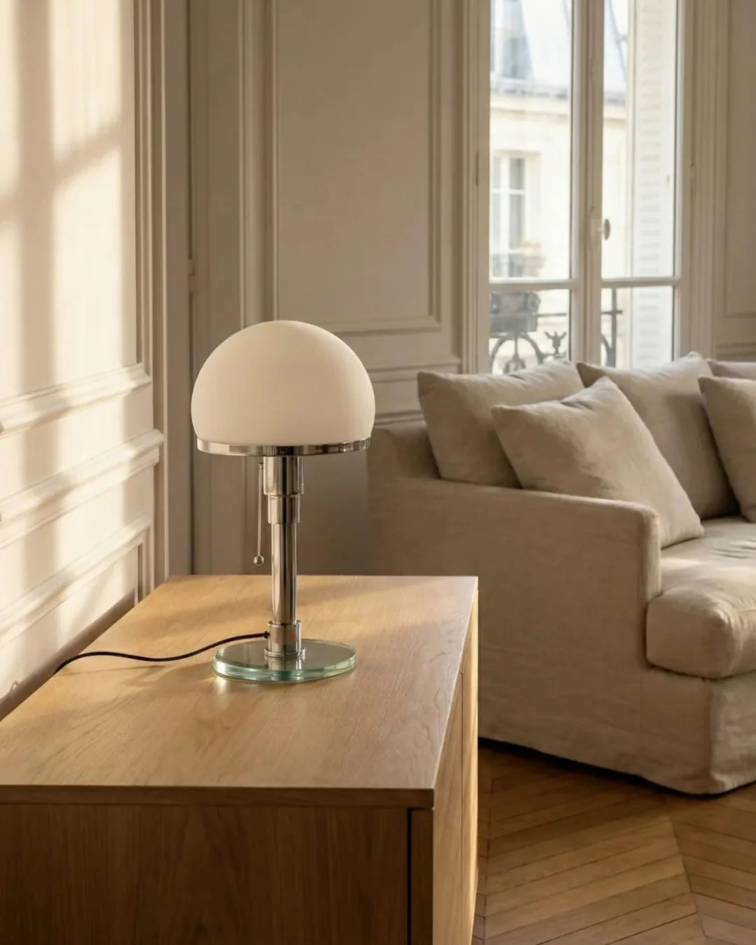 DOLIA — Lampe de Table en Verre pour Salon et Bureau