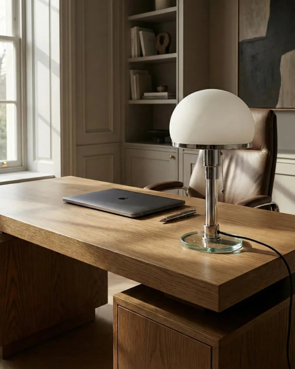 DOLIA — Lampe de Table en Verre pour Salon et Bureau