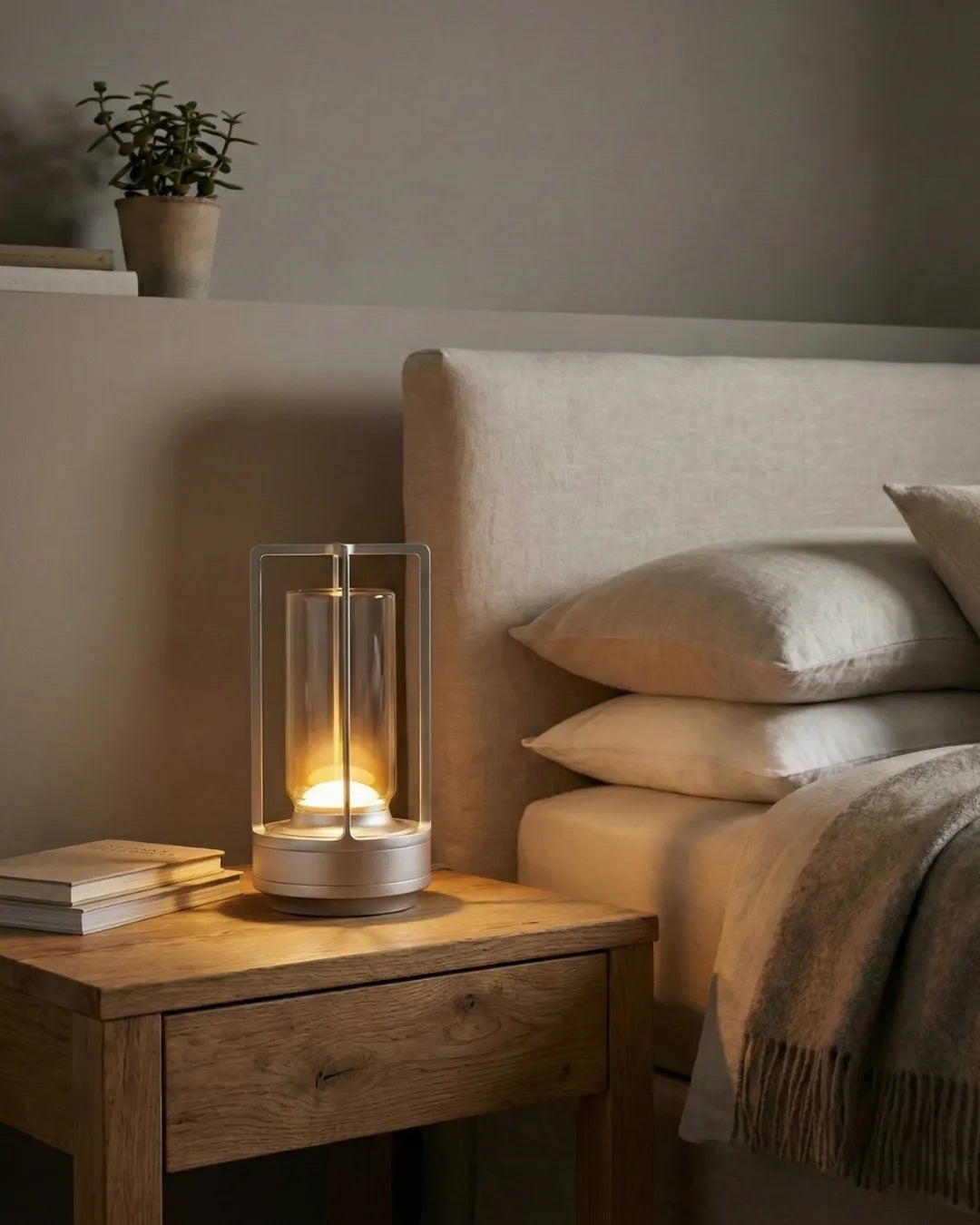 RUNA — Lampe de Table Sans Fil Rechargeable pour Chambre et Chevet