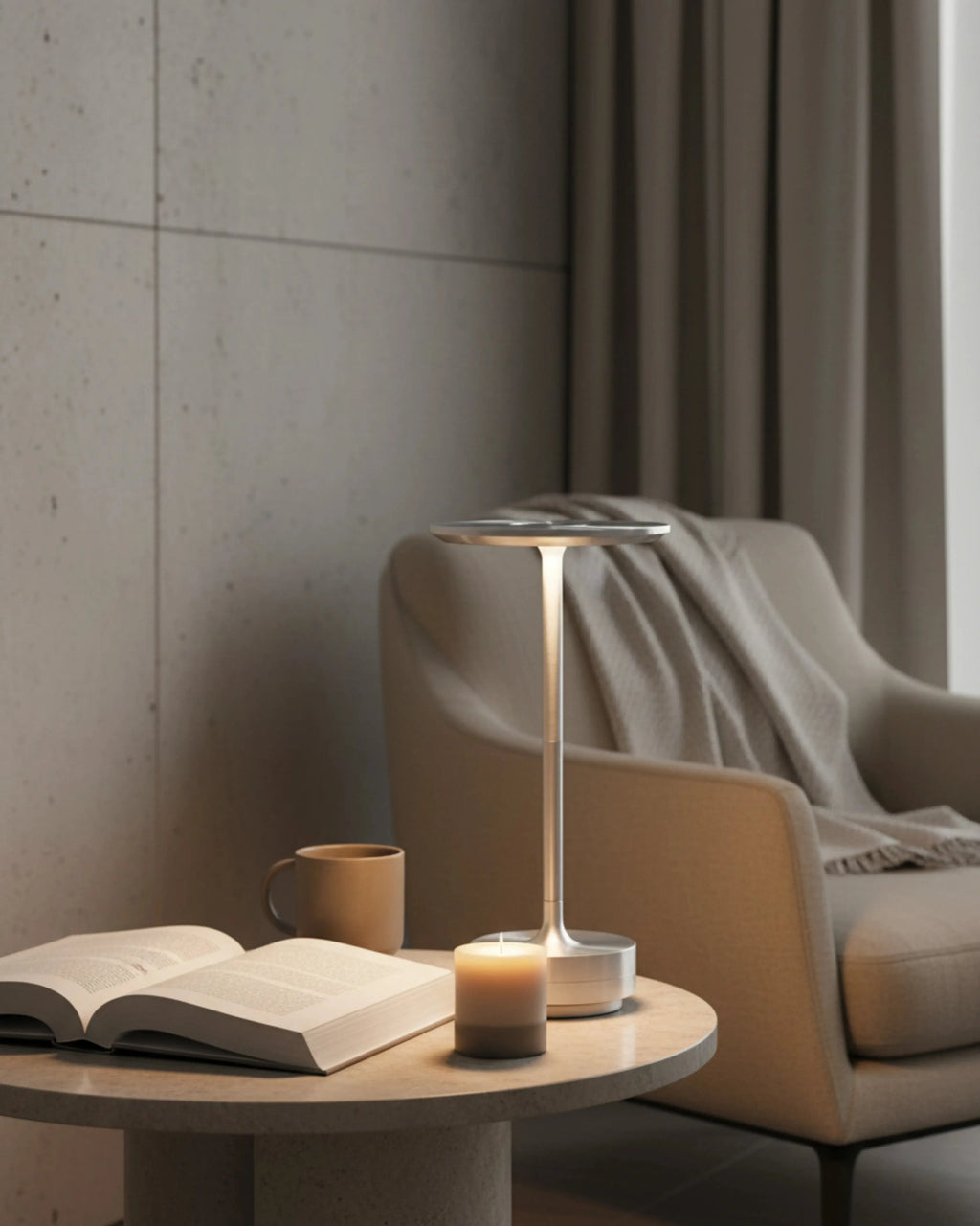 LIRI — Lampe de Table Sans Fil Rechargeable pour Chambre et Chevet