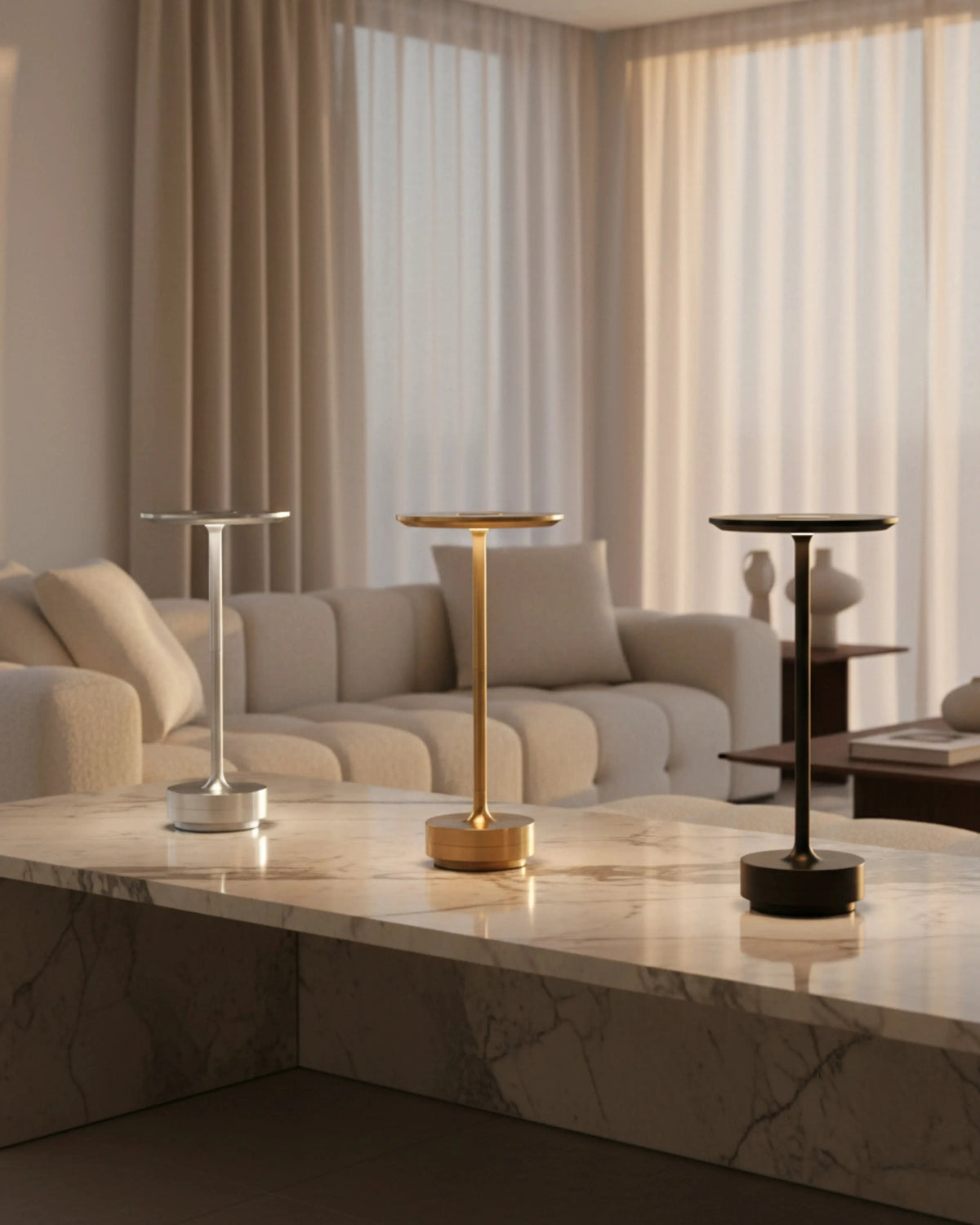 LIRI — Lampe de Table Sans Fil Rechargeable pour Chambre et Chevet
