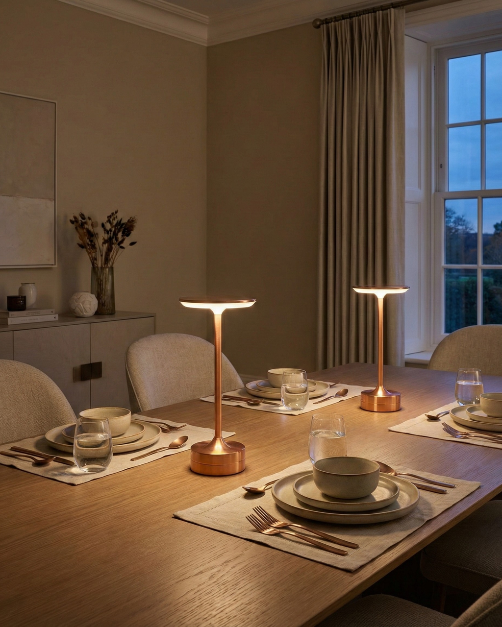 LORA — Lampe de Table Sans Fil Rechargeable pour Chambre et Chevet