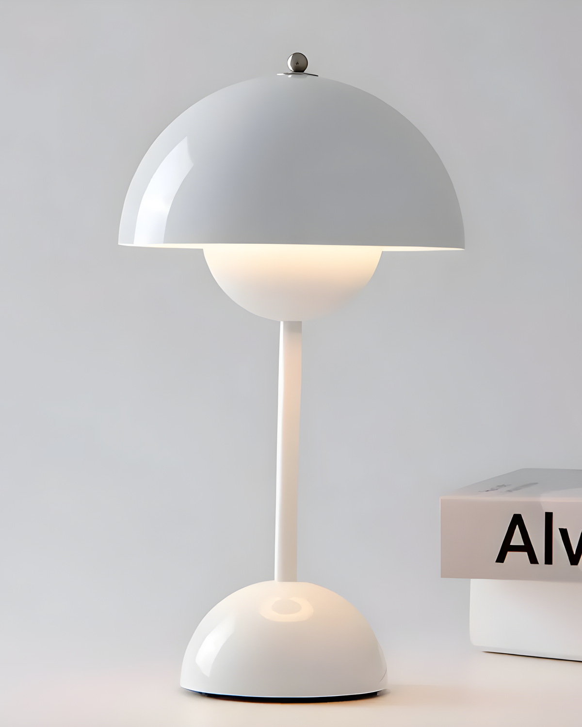 Oplaadbare Tafellamp Scandinavisch - Draadloos Touch Dimbaar, 28 cm