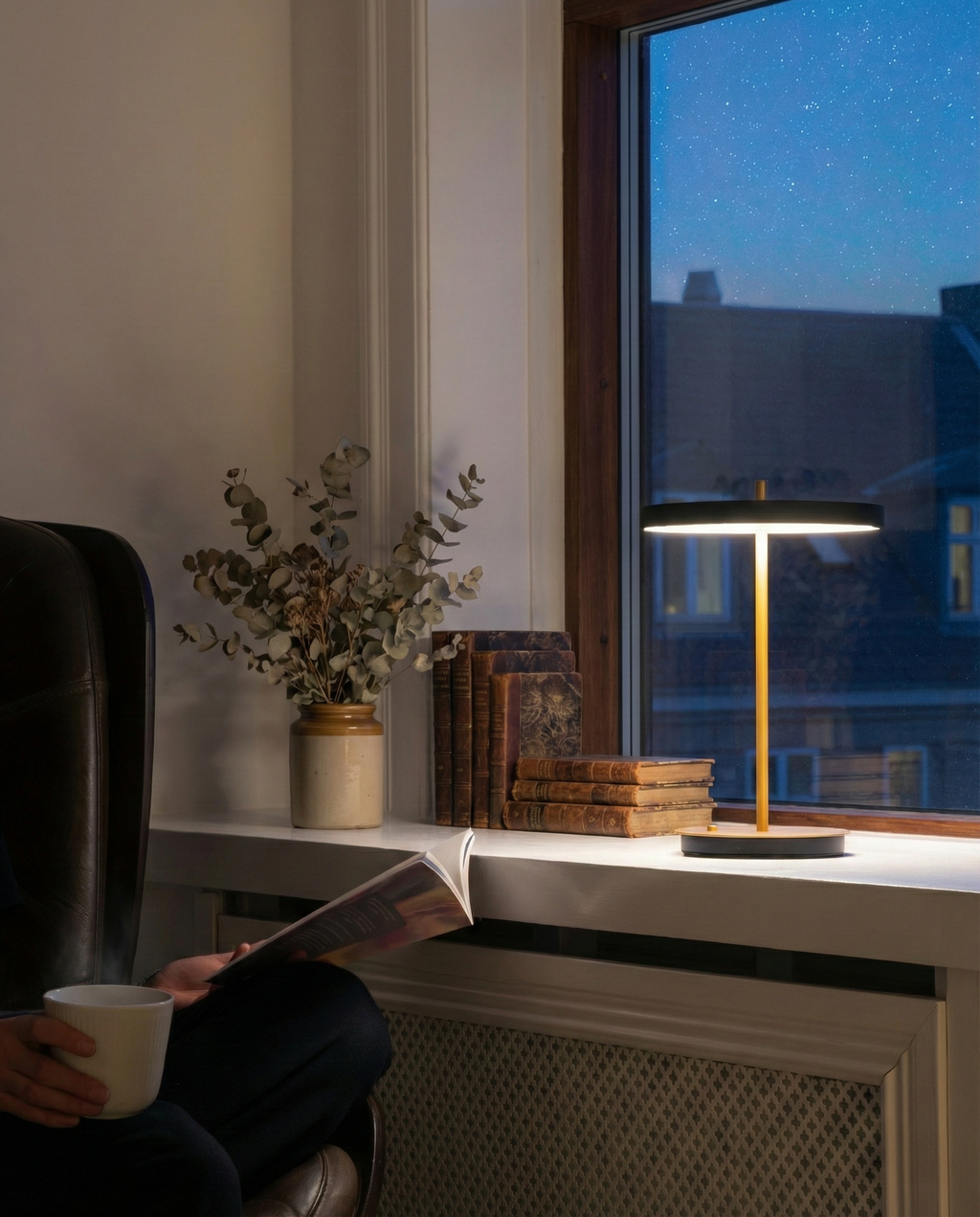SKEN — Lampe de Table Sans Fil Rechargeable Design