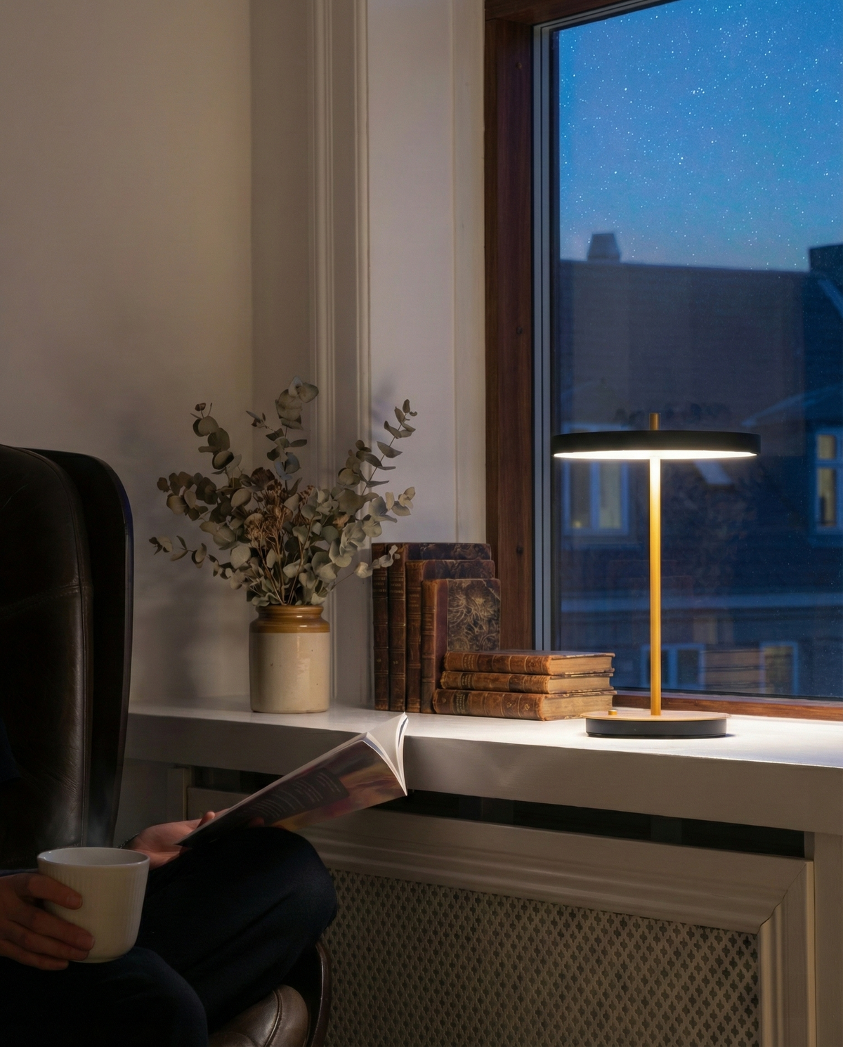 SKEN — Lampe de Table Sans Fil Rechargeable Design
